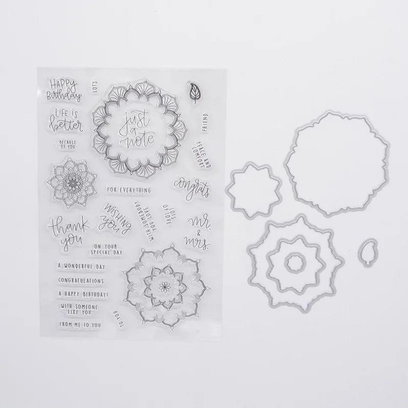 CS2116 трафарет для высечки рамы просто Note прозрачный штамп|frame dies|for stampsstencil stamps |