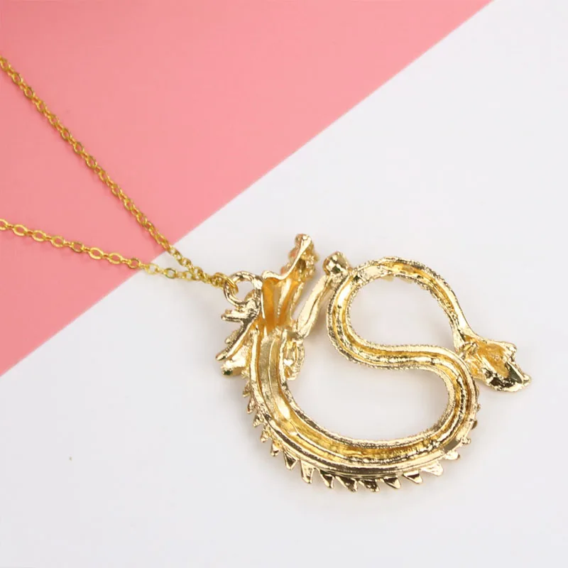 FENGLI панк-бар женские и мужские ожерелья с цепочкой эффектное дракон хип-хоп