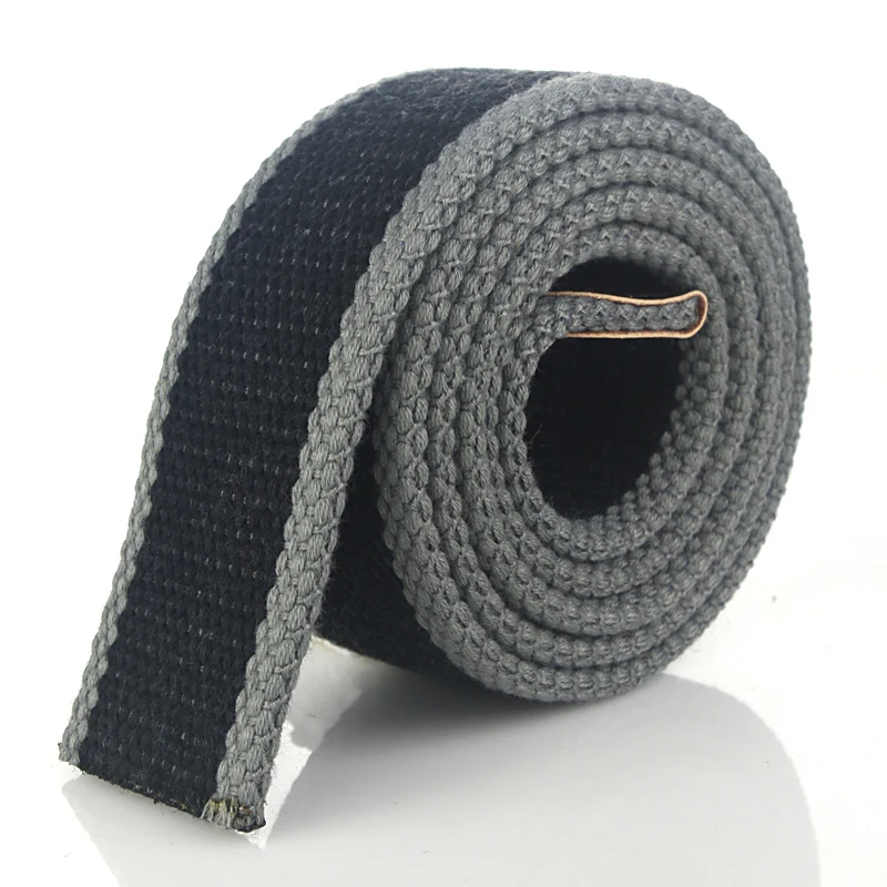 gray side Diy мужской ремень, холщовые ремни, длинный ремень и пряжка из сплава, Череп, животное, буквы, повседневный стиль, аксессуары для джинсов, металлическая пряжка, белый ремень - Цвет: gray side