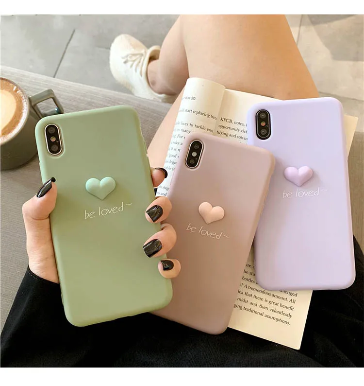 GlamPhoneCase трехмерный маленький чехол для телефона iPhone X XS Max XR мягкий силиконовый 7 8 6