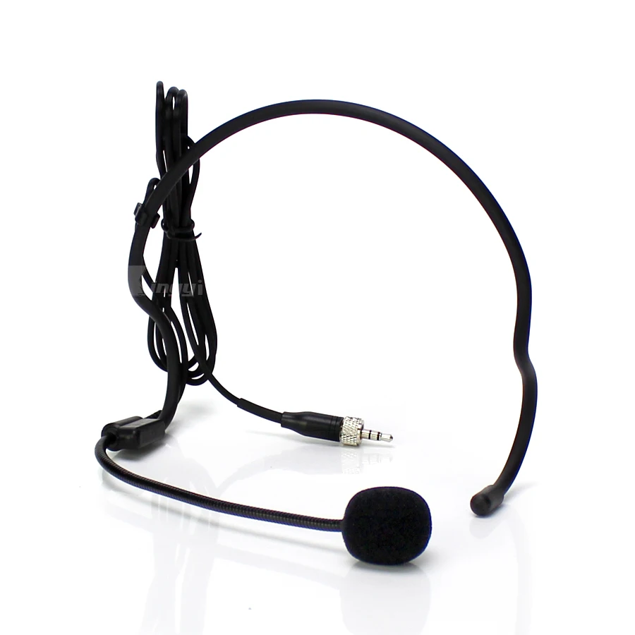4 шт. 3 5 мм разъем стерео винтовой замок Earhook Mic гарнитура микрофон для