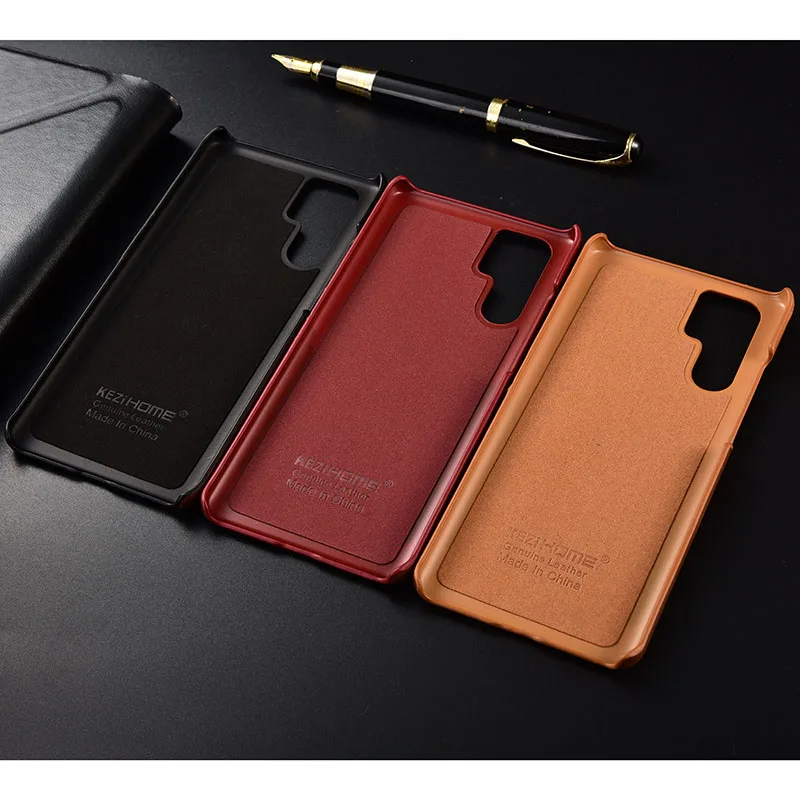 Чехол для huawei P30 KEZiHOME хит Цвета натуральная кожа Жесткий Чехол для huawei P30 Pro с карманом для карт