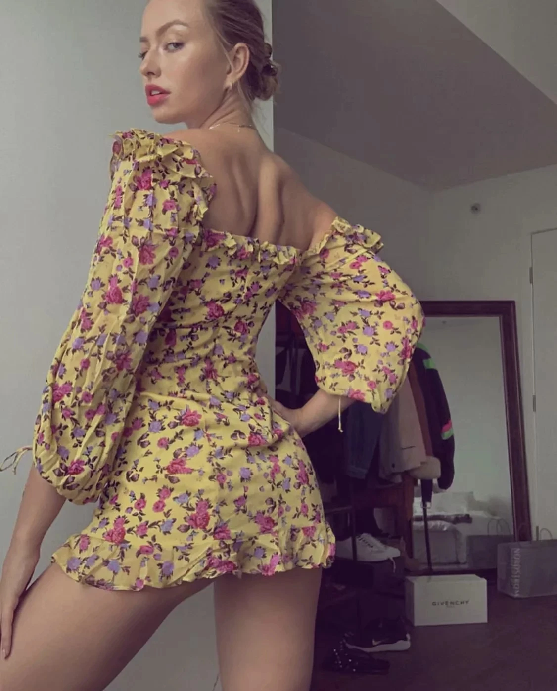 Boho Цветочные Элегантные Желтые платья женские летние платья шикарные ruched Лук вечернее мини платье корейский стиль Женская одежда vestidos