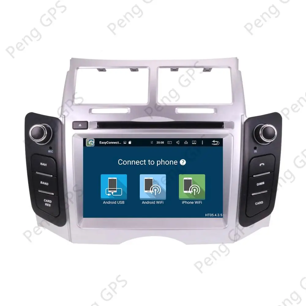 Android 9 0 Автомобильный DVD стерео мультимедиа головное устройство для TOYOTA YARIS 2005 2007