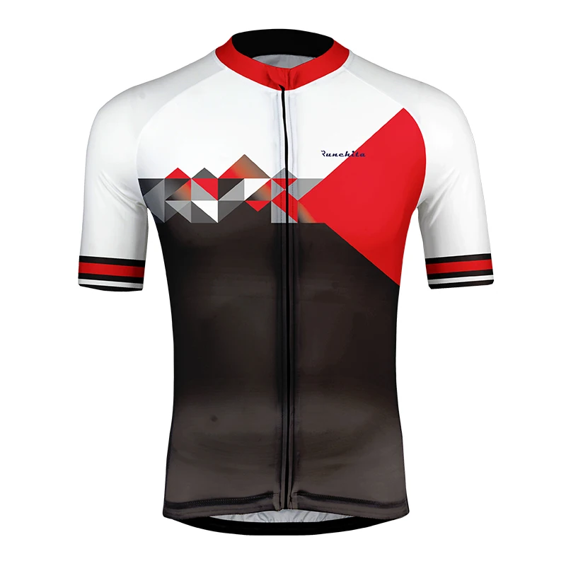 Jersey E Fietskleding wielrennen zomer heren набор RUNCHITA Pro велосипедная футболка комплект с коротким рукавом equipacion ciclismo verano hombre - Цвет: Jersey E