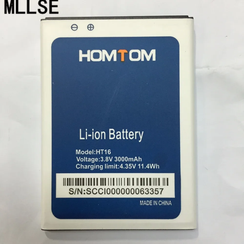 MLLSE 3000 мАч HT16 батарея для HOMTOM HT16 HT16 Pro батареи мобильного телефона