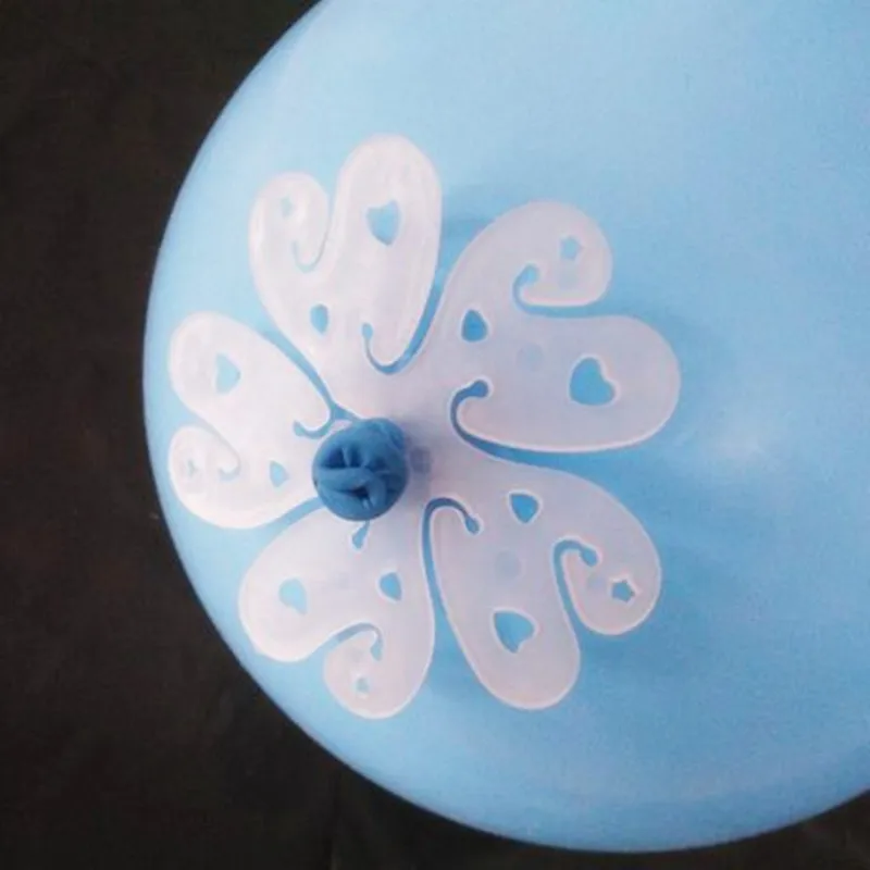 20 шт./лот воздушные шары в форме цветка зажим из фольги латексные надувные