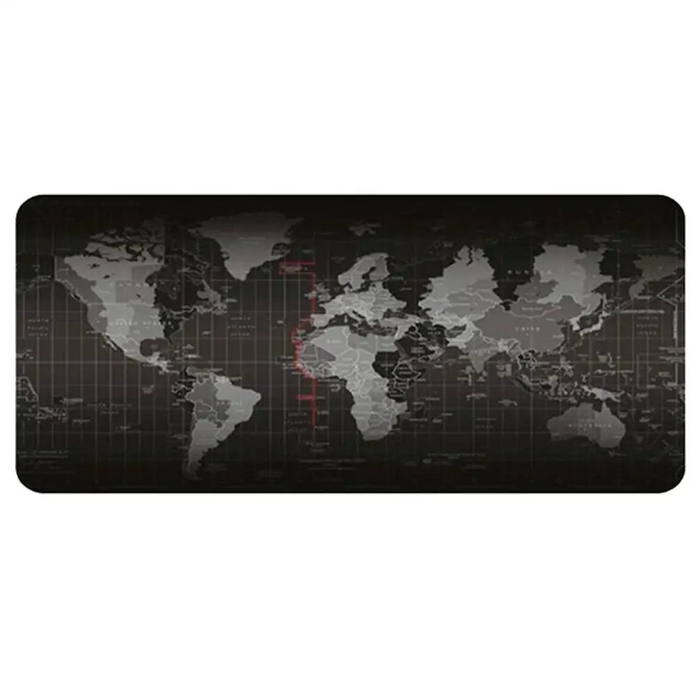 Карта мира шаблон утолщение резиновый коврик для мыши игры клавиатуры Pad стол