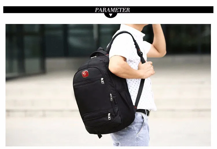 Мужские рюкзаки Bolsa Mochila для ноутбука 14 дюймов, сумки для ноутбука, мужской рюкзак, школьный черный Оксфорд для подростков