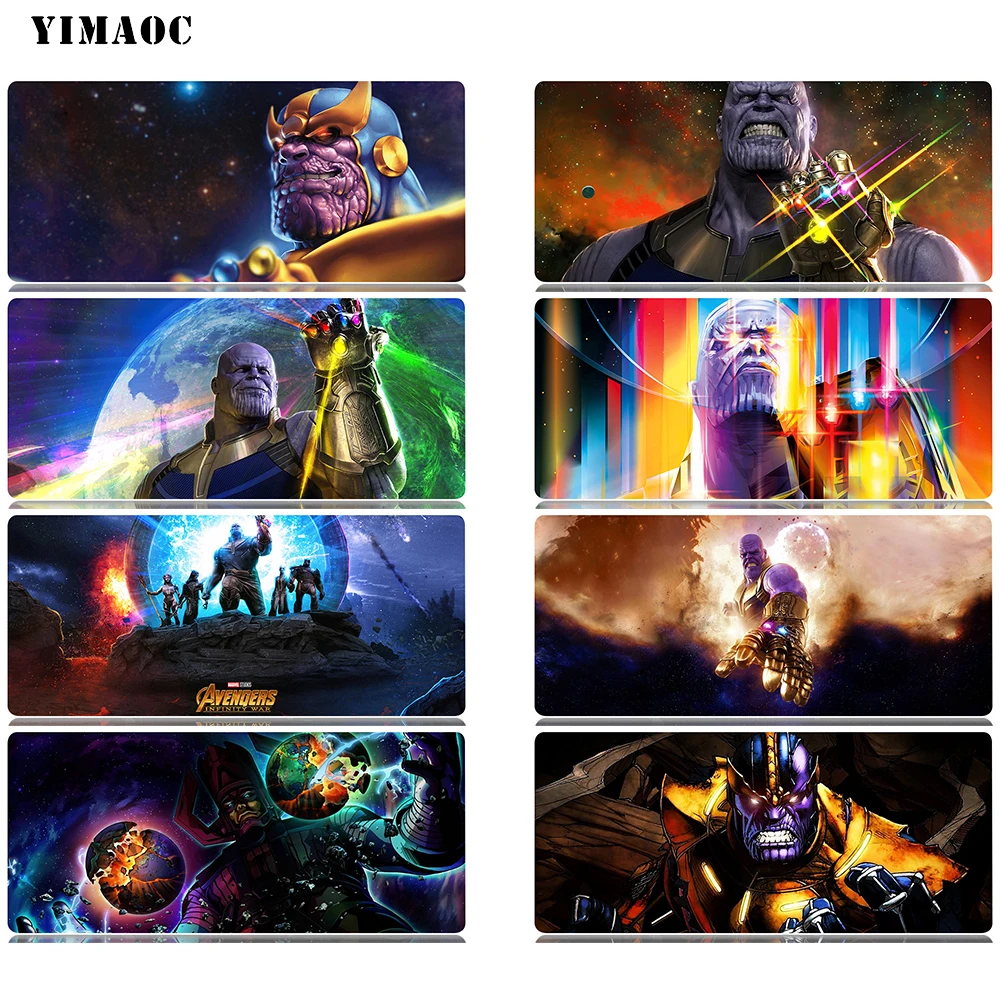 YIMAOC Art Thanos Мстители Коврик для компьютерной мыши коврик Противоскользящий