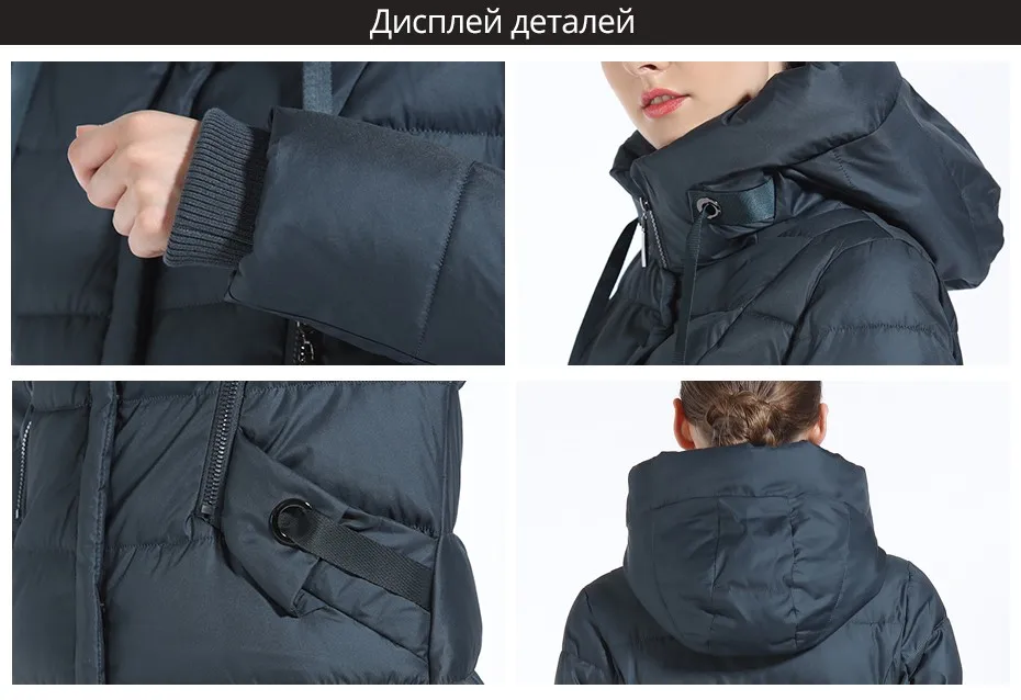 GASMAN Новые Зимние Пуховики Женские Длинные С Капюшоном Ветрозащитная Женская Куртка Зимняя Парка Для Женщин Открытое Теплое Пальто Зимний Пуховик Женские Свободного Покроя Новая Зимняя Коллекция