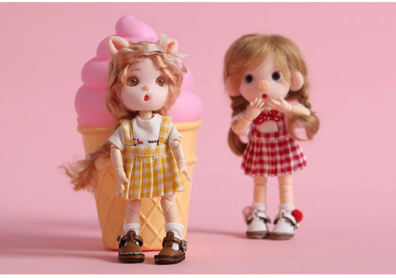 1Pcs pleated skirt Doll Skirt Clothes Accessories for 1/12 bjd | Игрушки и хобби