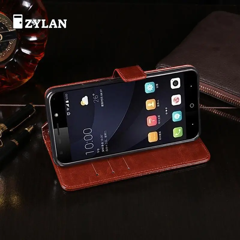 ZYLAN для ZTE Blade A0620 чехол 5 2 &quotКошелек Флип кожа и ТПУ задняя крышка Fundas чехол/w
