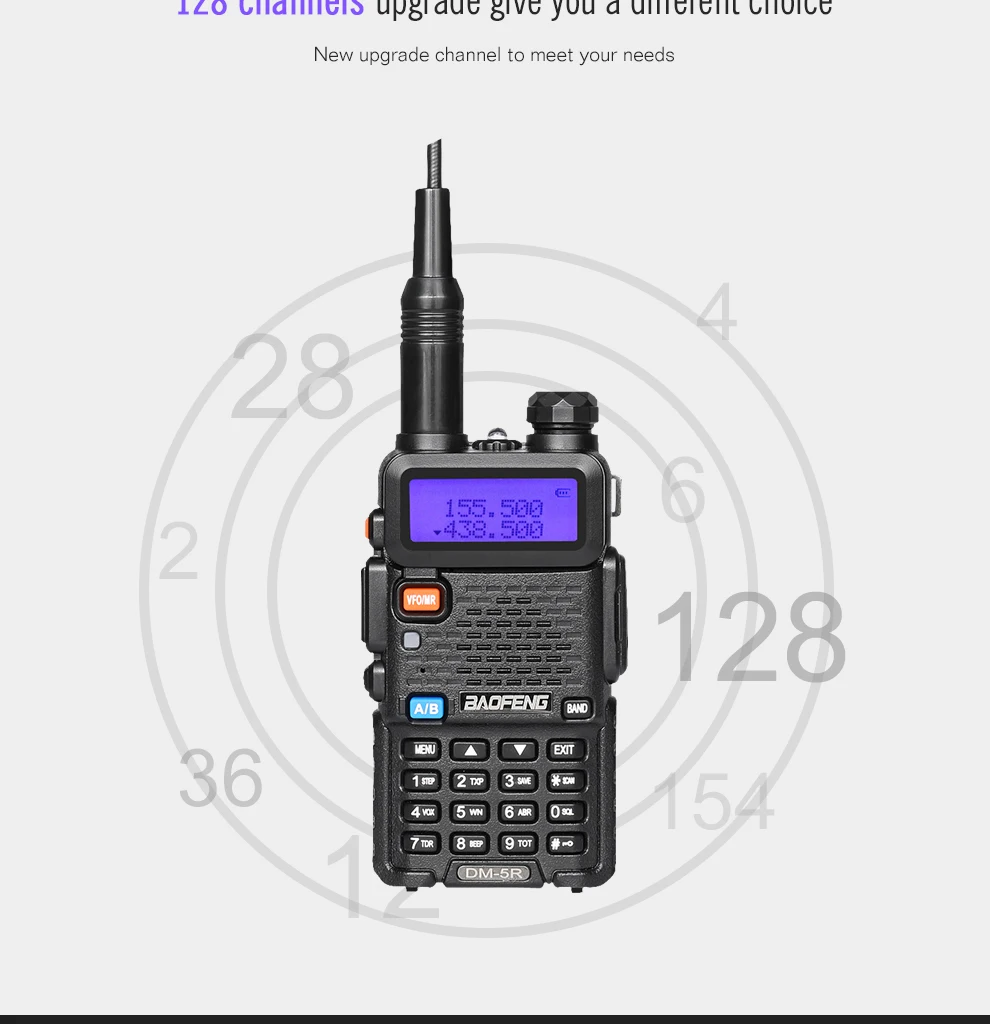 Baofeng DM-5R baofeng DMR цифровой UV5R двухстороннее радио портативное радио портативная рация радиоприемник для охоты цифровое аналоговое радио