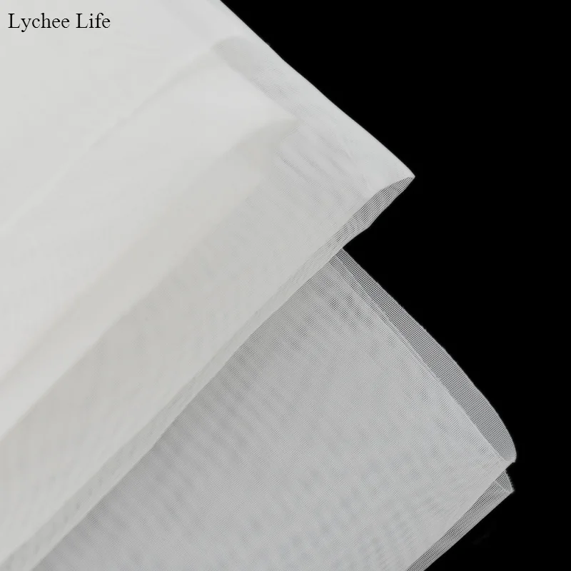 Шелкография из полиэстера Lychee Life 100*127 см белая сетка сделай сам текстильное