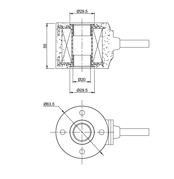 20MM BORE Катушка IP68 Водонепроницаемые катушки соленоидная катушка провод свинцового типа подводный 22VA/18 Вт 24VDC 12 В DC 220 В AC 110 В AC - Цвет: 20MM BORE