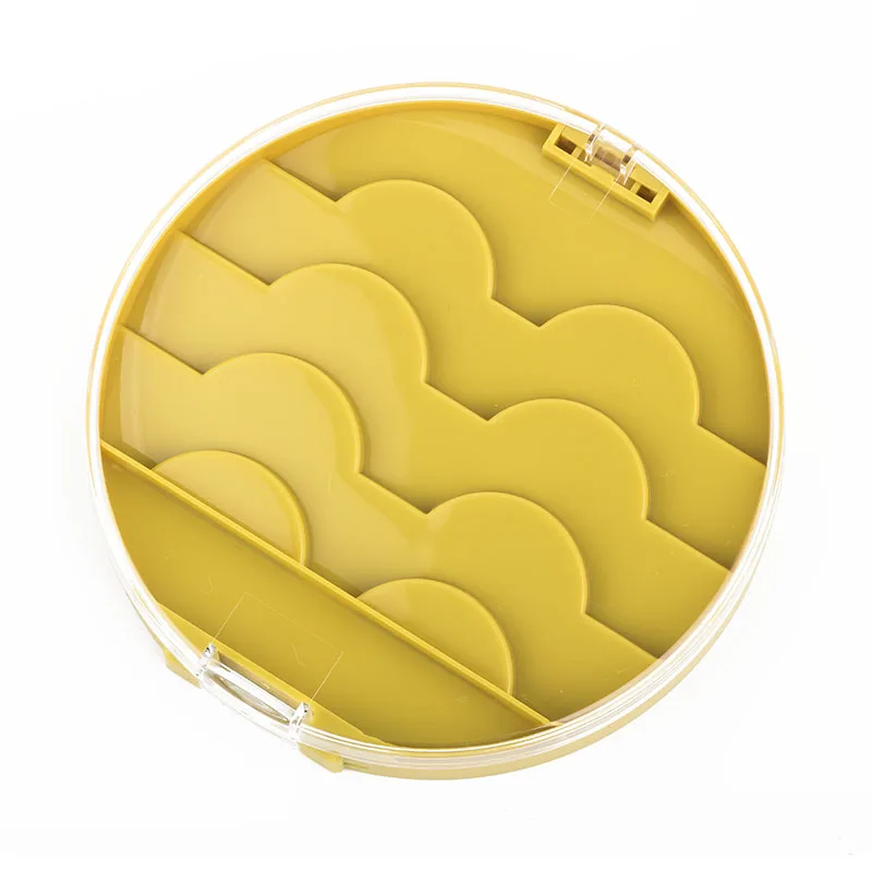 1 шт. пластик милые круглые Ложные тушь для ресниц коробка хранения Макияж