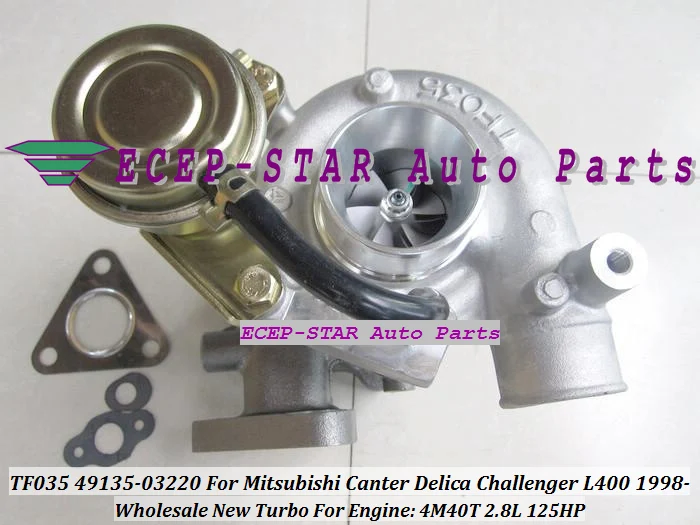 Турбо для MITSUBISHI Canter турбо Delica Challenger L400 1998 4M40 4M40T 2.8L D 49135 03210 03200 ME190511 ME202466| |