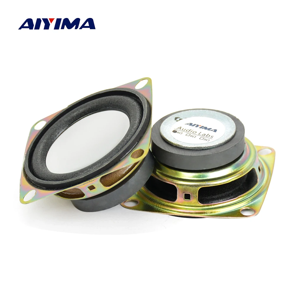 Aiyima 2 шт. дюймовый звуковой динамик 4Ohm 3 Вт полный спектр громкий аудио DIY |