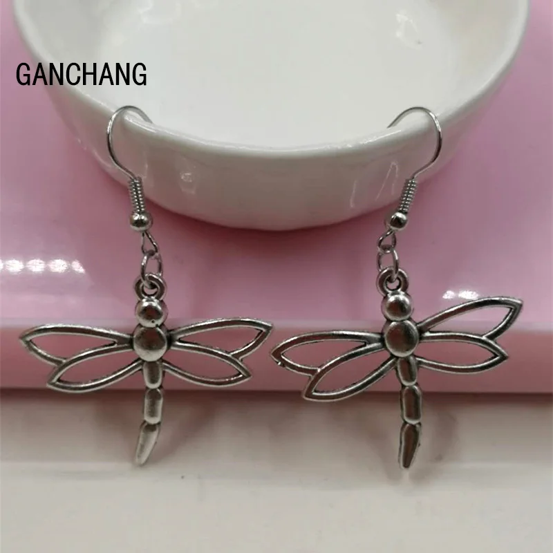 Pendant earrings fashion jewelry charm dragonfly female cute animal | Stud Earrings