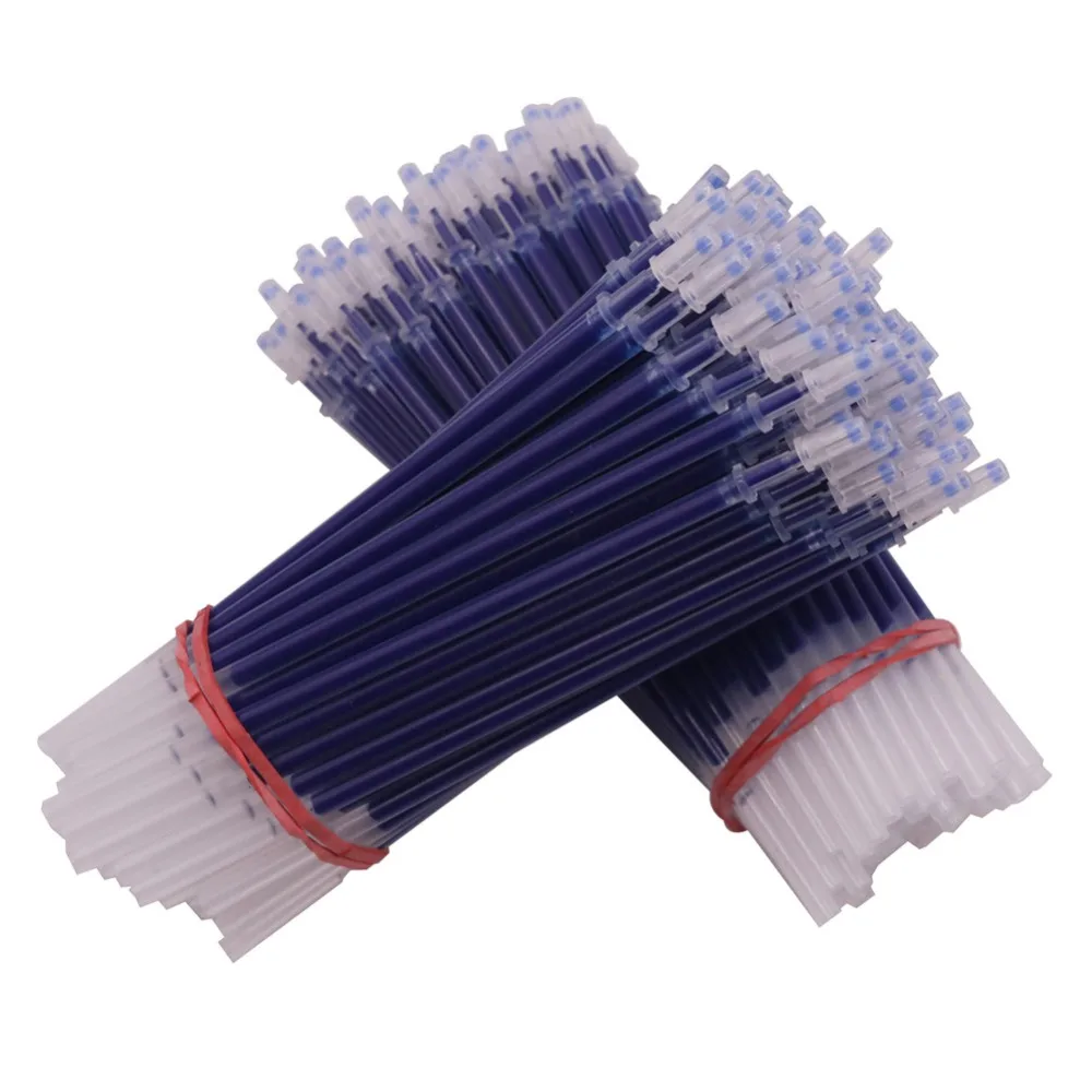

200 Pcs 0.5mm Water-based Gel pen Refill Red Black Blue 3 Colors Student School Office Stationery