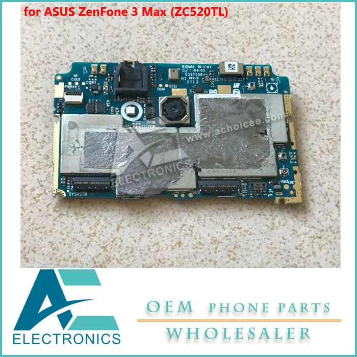 Материнская плата Asus ZenFone 3 Max(ZC520TL) Материнская плата 2 Гб ОЗУ/16 Гб ПЗУ материнская плата схемы клавиатуры