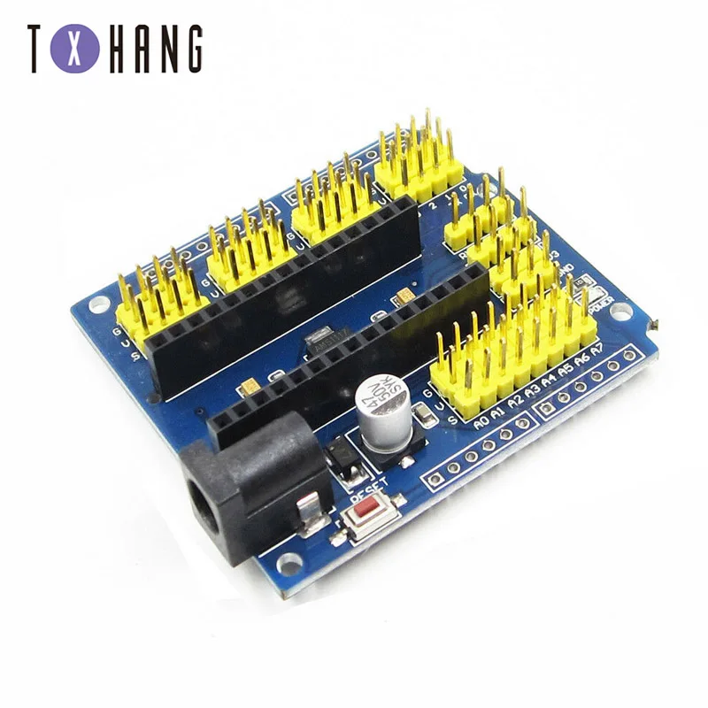 ATMEGA328P нано IO щит и UNO многоцелевой Плата расширения для Arduino NANO 3 0 CH340