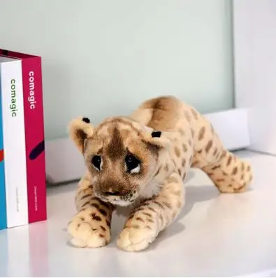 Lion Мягкие животные тигр, плюшевые игрушки подушка животное лев Peluche Kawaii кукла хлопок девочка Brinquedo игрушки для детей - Цвет: Lion
