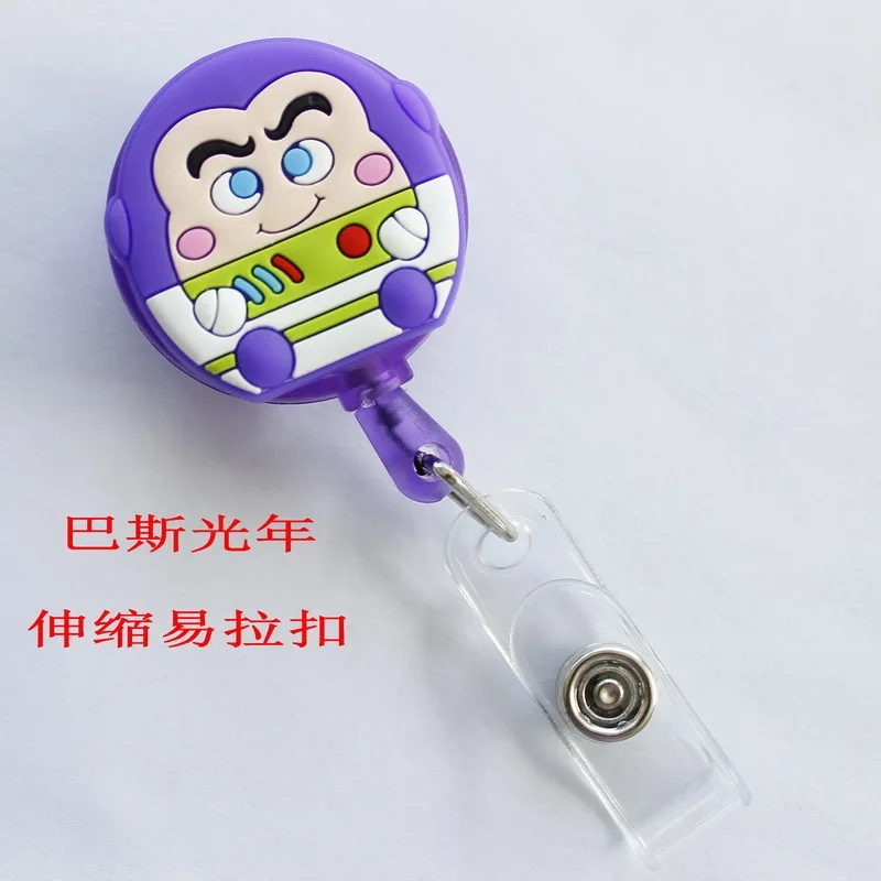 see chart 1 шт. мультяшная Выдвижная Тяговая катушка для бейджа ID Lanyard имя бирка карта держатель бейджа Катушки поставки для доктора медсестры - Цвет: see chart