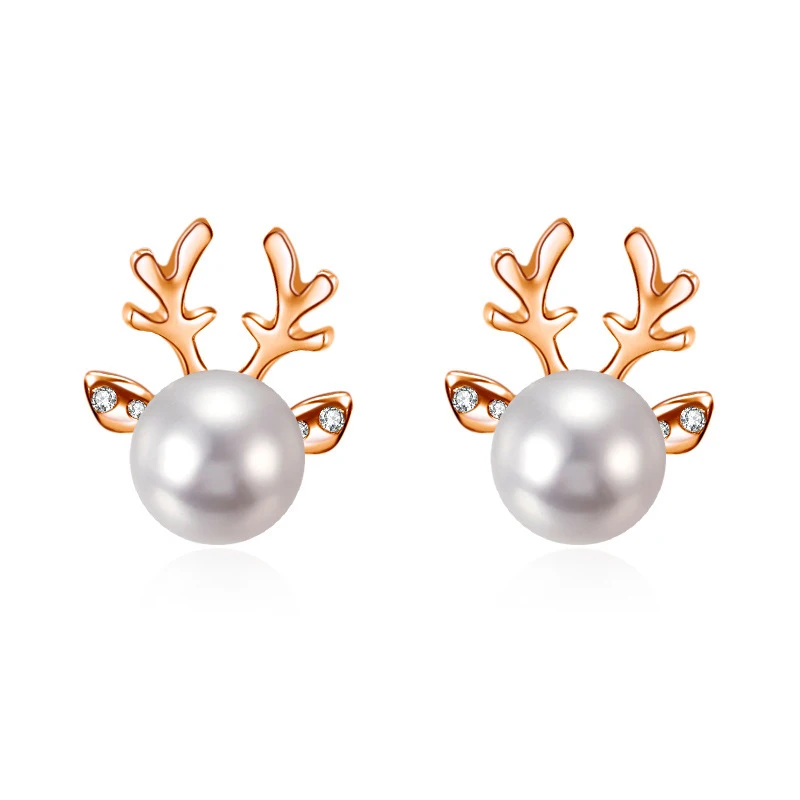 Женские серьги-гвоздики с жемчугом 1 пара | Украшения и аксессуары