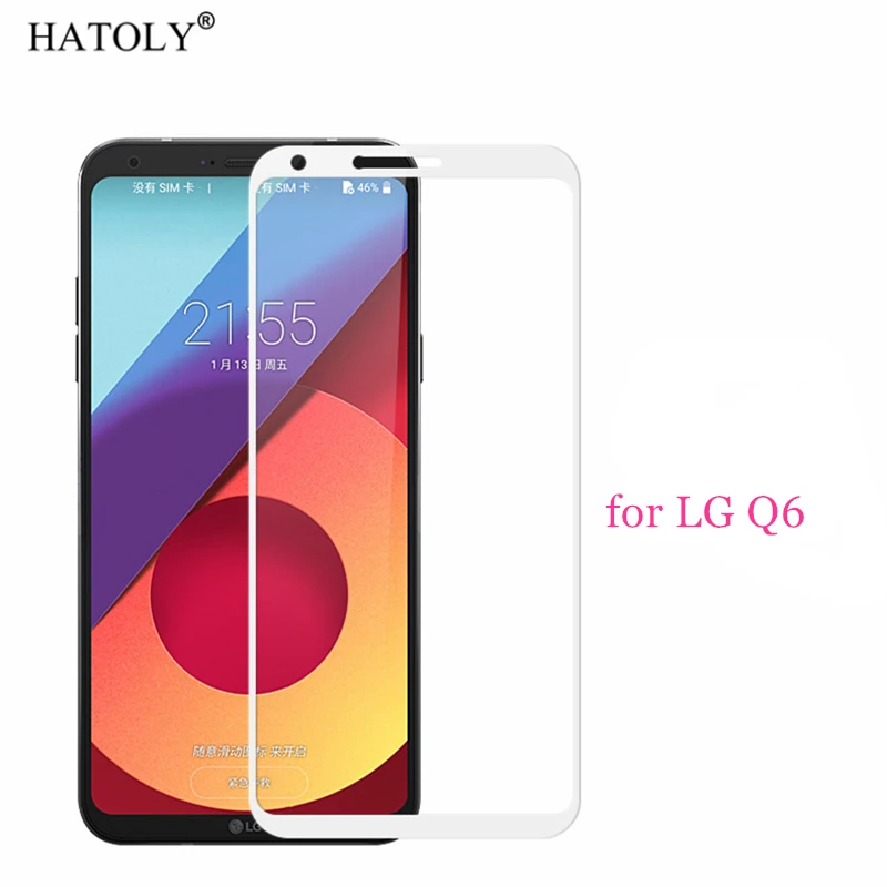 Закаленное стекло для LG Q6 1 шт. Защита экрана полное покрытие Q6a Plus M700N 3D пленка с