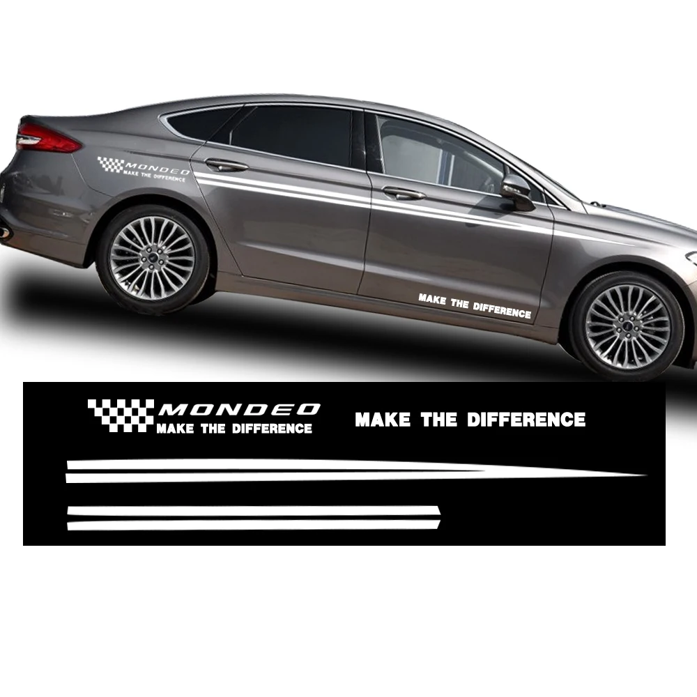 Автомобильные аксессуары наклейка на автомобиль для Ford Mondeo боковая наклейка на кузов автомобиля Наклейка для хэтчбек седан наклейки DIY Украшение автомобиля 280 см