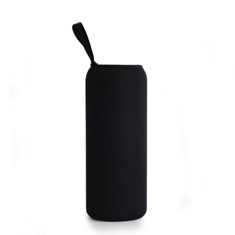 Black HOSHIZORA Sport держатель бутылки воды крышка Неопреновая изоляционная втулка Сумка Чехол 20x7 см для 750 мл/25 унций одинарный настенный для бутылки - Цвет: Black