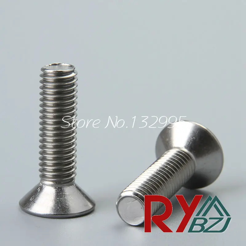 2 # 56 4 40 6 32 8 10 24 1/4 20 * L Нержавеющая сталь A2 Шестигранная розетка с плоской головкой
