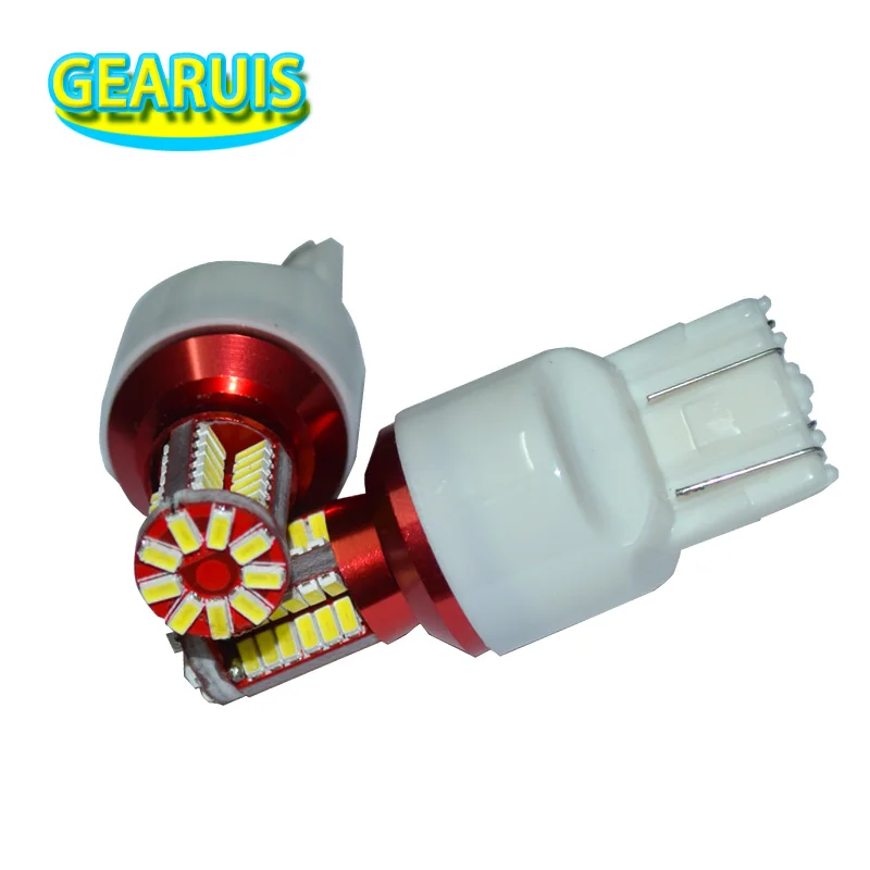 

10 pcs T20 7440 7443 57 SMD 3014 LED de Alta qualidade 280MA Lampadas de luz Luzes Sinal de Backup Do Reverso Do Carro Luzes tra