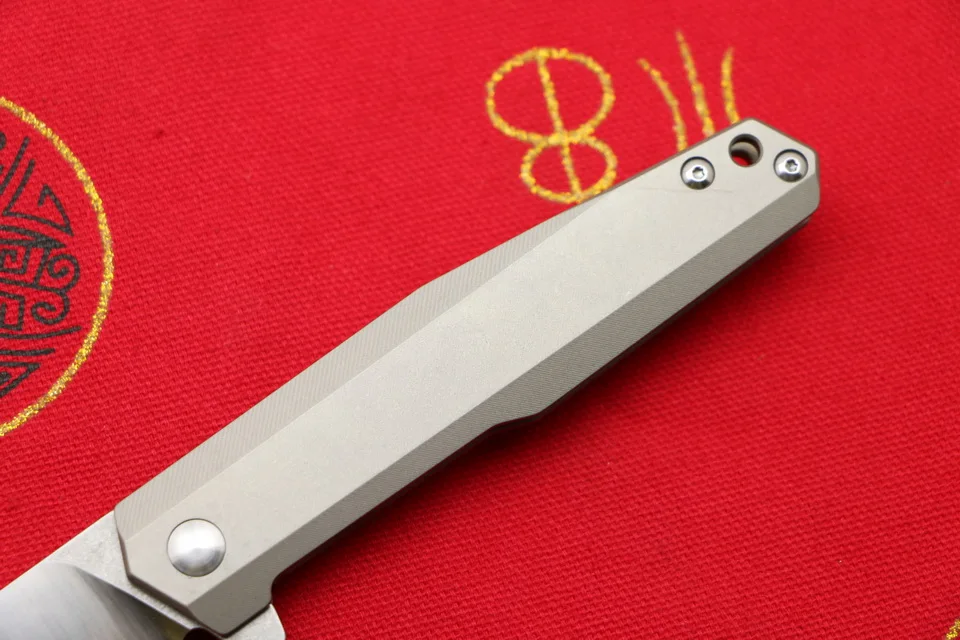 LOVOCOO A07 9cr18mov лезвие titanium ручка Флиппер Складной нож Открытый Отдых Охота карманный тактический фрукты Ножи EDC инструменты