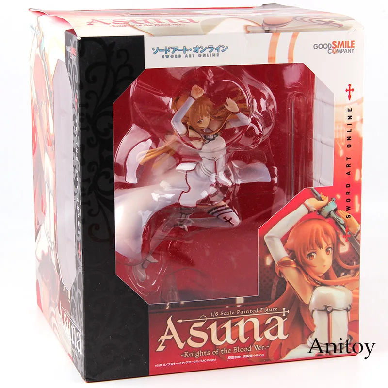 Фигурка Sword Art Online Yuuki Asuna Knights of the Blood Ver. 1/8 Масштаб Окрашенные Фигурки ПВХ Коллекционная модель игрушки