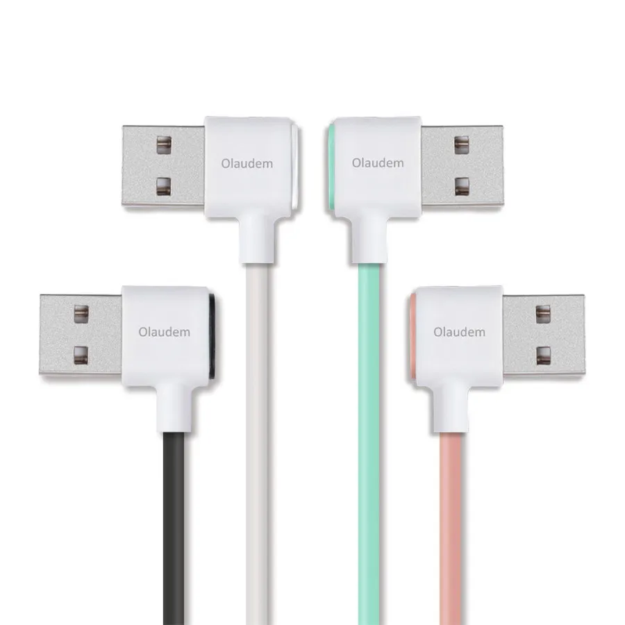 Olaudem 90 градусов Кабели USB C кабель для Motorola Дата провод зарядного устройства type