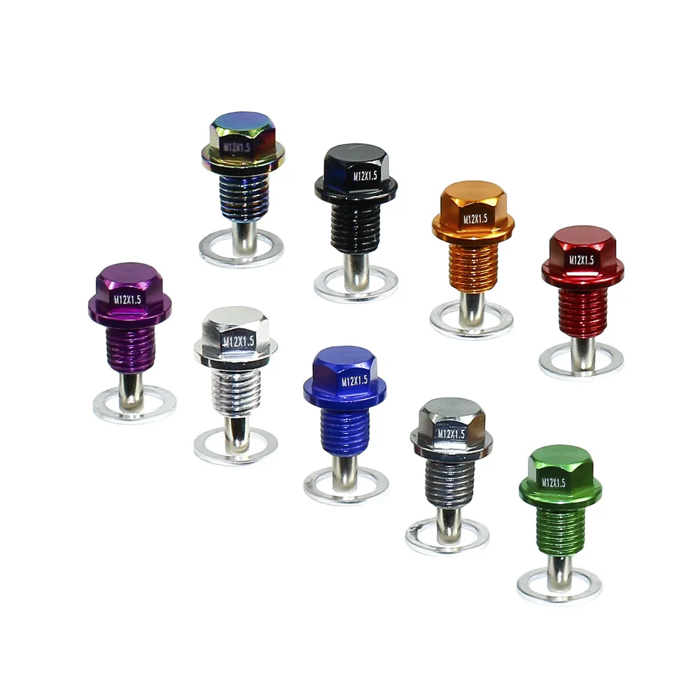 CNSPEED Racing M12 * P1.5 мм Магнитная дренажная масляная пробка магнитная сливная гайка