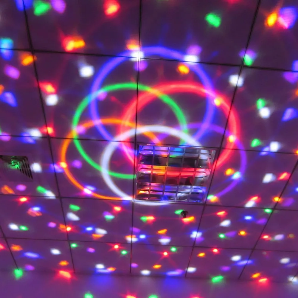 Звук Управление чешское стекло диско шар DMX512 светодиодный Кристалл магия