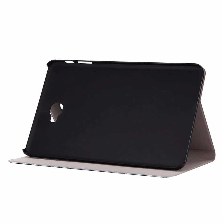 Модный чехол с цветами для samsung Galaxy Tab A, a6, 10,1,, T580, T585, SM-T585 чехол-подставка для планшета, ПК+ чехол из искусственной кожи