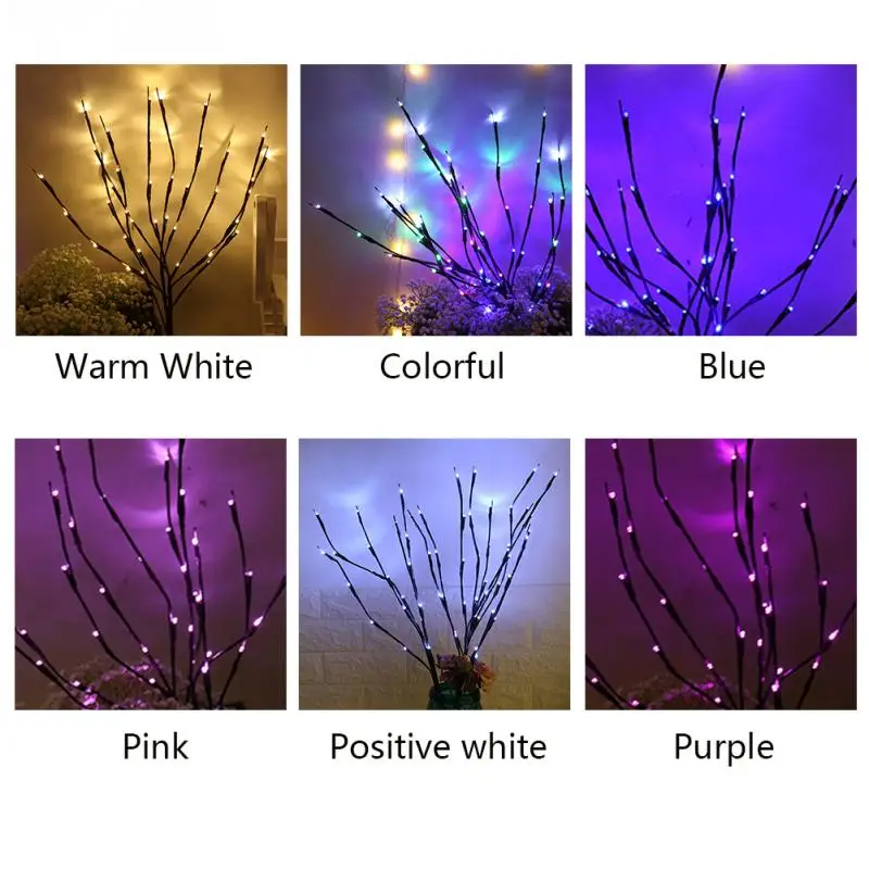 Рождественский Home Decor Light вечерние свадебные цветочные отрасль Willow|Кулоны и