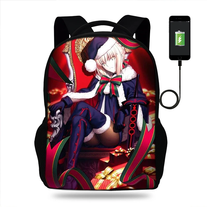 Kawaii Fate Grand orзаказ рюкзак милый популярный аниме детская книга Сумка