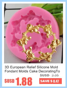 Sugar Craft Cake Vintage Relief Border Silicone Mold Fondant Mold Cake Decorating Tools Chocolate Gumpaste Molds Baking Moulds