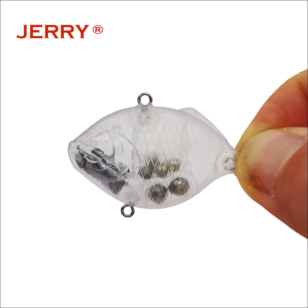 Jerry 43 мм заготовка для рыбалки, приманки, жесткая пластиковая Вибрирующая приманка, Тонущая воблер, заготовки