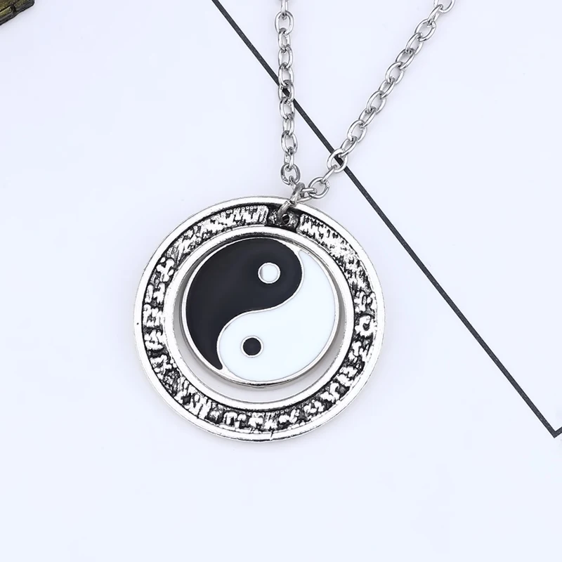 2019 ювелирные изделия для лучших друзей Yin Yang кулон Тай Чи ожерелья Love Forever In My Heart