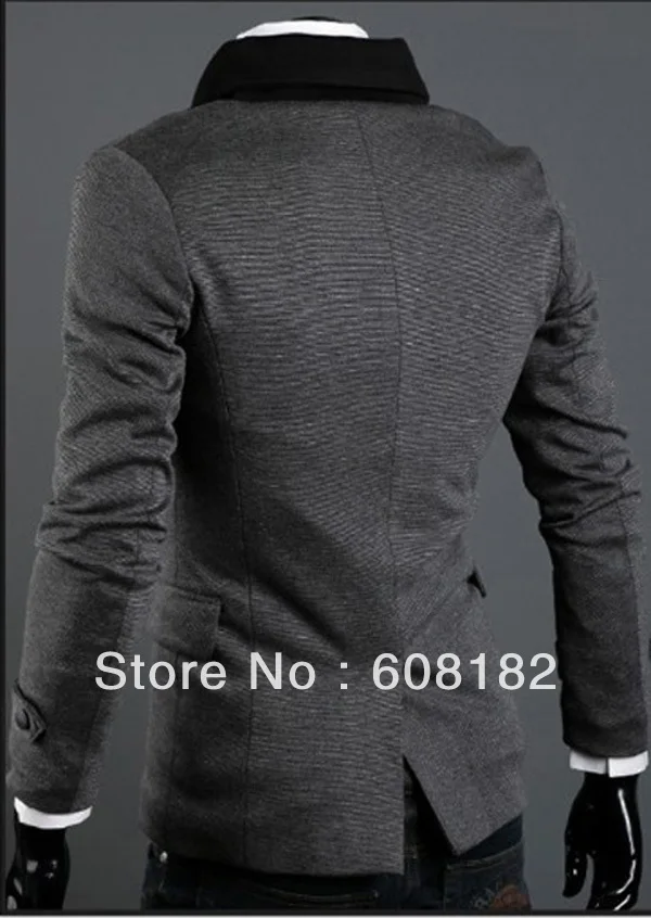 Новая мужская куртка модная Мандарин Воротник косая молния спортивная зимняя