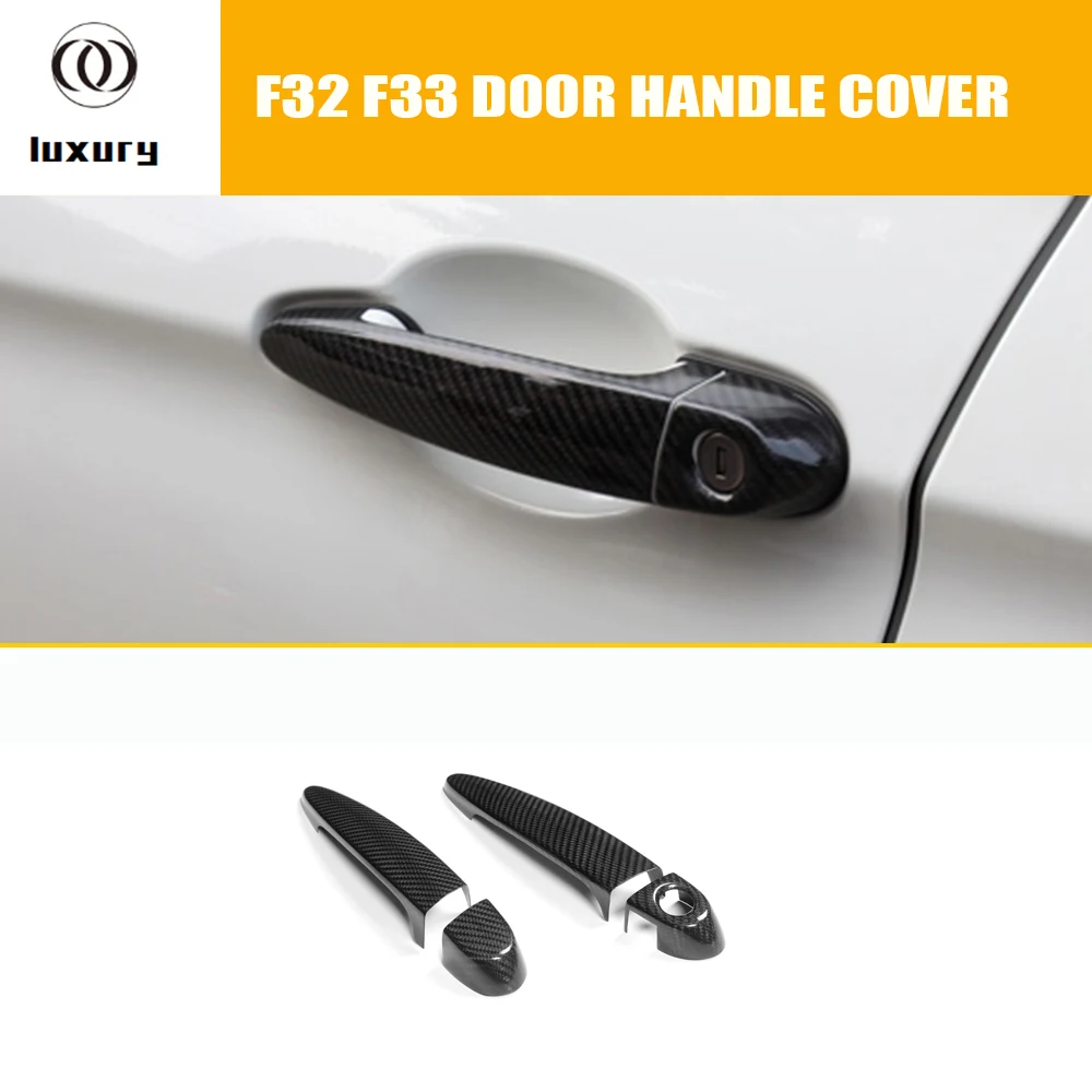 Наружная крышка дверной ручки из углеродного волокна для BMW F32 F33 F36 420 428 435 440