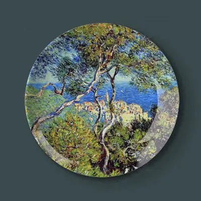 Керамическая декоративная тарелка Monet для масляной живописи украшение в