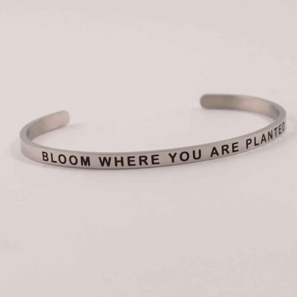 Браслет из нержавеющей стали с гравировкой Дорога к мечте браслеты